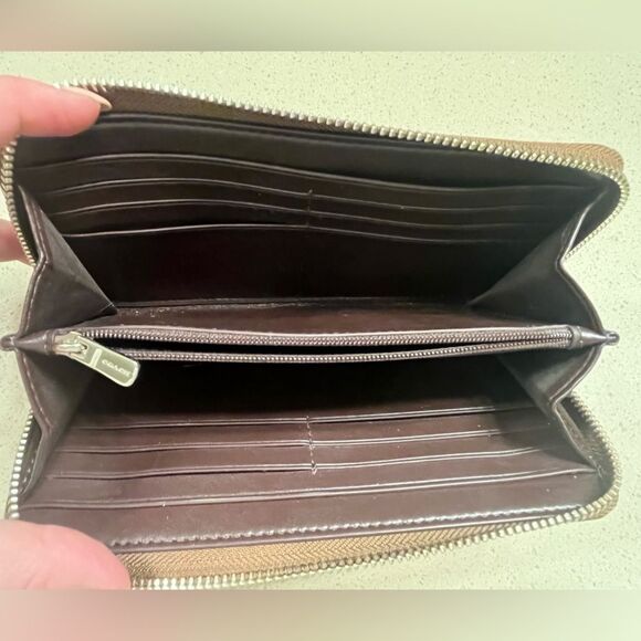 Coach star accordion wallet f39085 - Picture 3 of 4